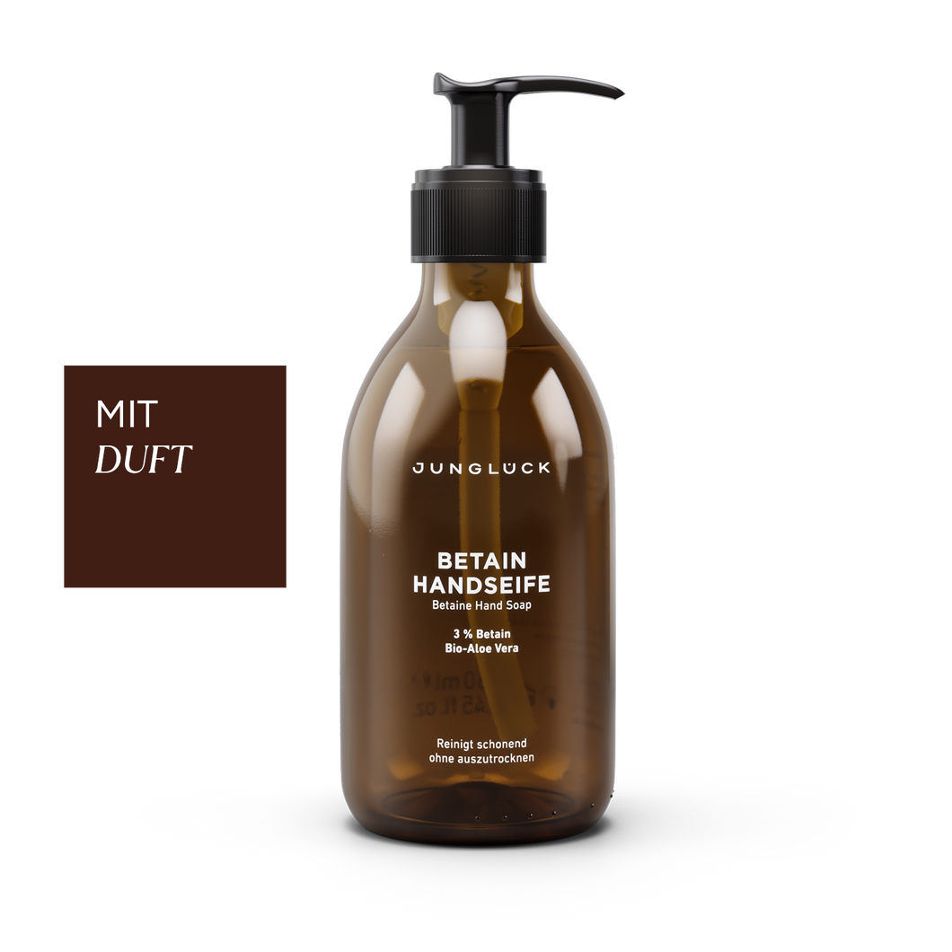 Betain Handseife mit Duft Körperpflege JUNGLÜCK 250 ml