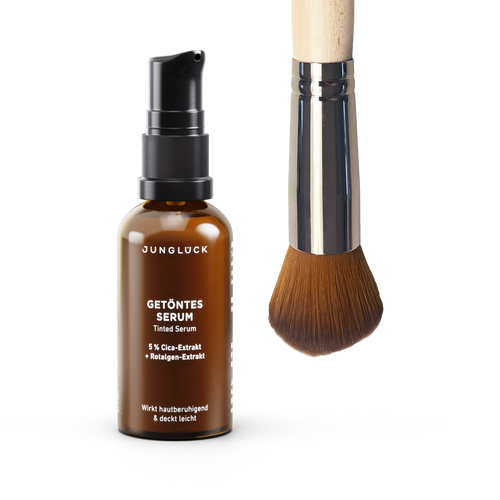 Getöntes Serum + Pinsel Kombi Set JUNGLÜCK
